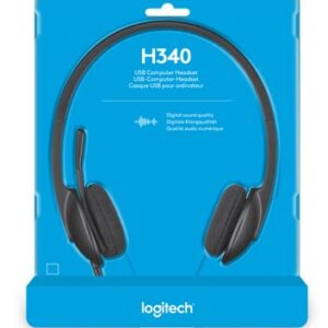 Logitech Usb H340 Auriculares Alámbrico Diadema Oficina/Centro de llamadas USB tipo A Negro Logitech Usb H340 Auriculares Alámbrico Diadema Oficina/Centro de llamadas USB tipo A Negro