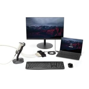 StarTech.com Concentrador Adaptador USB a Serie RS232 DB9 4 Puertos – Riel DIN Industrial y Montaje en Pared