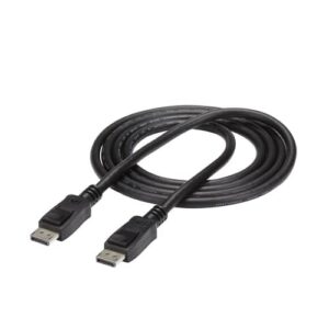 StarTech.com Cable de 1,8m DisplayPort 1.2 – Cable DisplayPort 4K x 2K Ultra HD Certificado por VESA – Cable DP a DP para Monitor – con Conectores DP con Pestillo