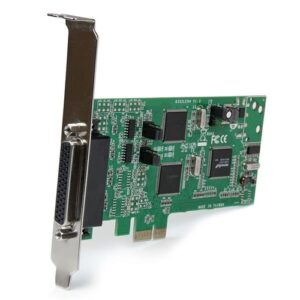 StarTech.com Tarjeta Adaptadora PCI Express PCIe de 4 Puertos Serie Serial Combo RS232 y RS485 RS 422 DB9 StarTech.com Tarjeta Adaptadora PCI Express PCIe de 4 Puertos Serie Serial Combo RS232 y RS485 RS 422 DB9