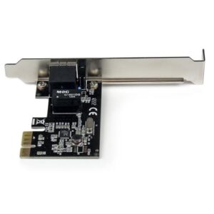StarTech.com Adaptador Tarjeta de Red NIC PCI Express PCI-e de 1 Puerto Gigabit Ethernet - 1x RJ45 Hembra - Perfil Doble StarTech.com Adaptador Tarjeta de Red NIC PCI Express PCI-e de 1 Puerto Gigabit Ethernet - 1x RJ45 Hembra - Perfil Doble