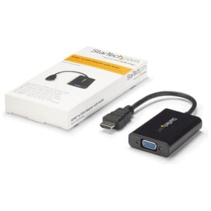 StarTech.com Cable Adaptador Externo Conversor de Vídeo y Audio HDMI a VGA - 1920x1200 StarTech.com Cable Adaptador Externo Conversor de Vídeo y Audio HDMI a VGA – 1920×1200