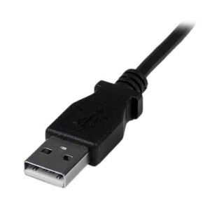 StarTech.com Cable Adaptador 2m USB A Macho a Mini USB B Macho Acodado en Ángulo hacia Abajo StarTech.com Cable Adaptador 2m USB A Macho a Mini USB B Macho Acodado en Ángulo hacia Abajo