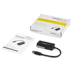 StarTech.com Adaptador Tarjeta de Red NIC Externa USB 3.0 de 1 Puerto Gigabit Ethernet RJ45 y Puerto USB - Negro StarTech.com Adaptador Tarjeta de Red NIC Externa USB 3.0 de 1 Puerto Gigabit Ethernet RJ45 y Puerto USB - Negro