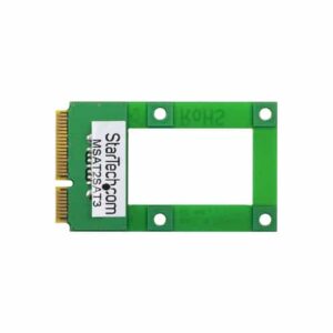 StarTech.com Adaptador mSATA a SATA para Disco Duro o SSD - Tarjeta Conversora Mini SATA a SATA StarTech.com Adaptador mSATA a SATA para Disco Duro o SSD – Tarjeta Conversora Mini SATA a SATA