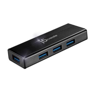 j5create JUH340-N Mini HUB USB 3.0 de 4 puertos – UE/RU