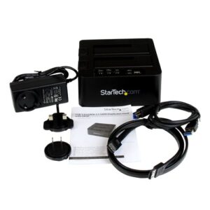 StarTech.com Base USB 3.0 y eSATA Copiadora de Unidades de Disco SATA – Clonador Autónomo SATA de 6Gbps para Copiado de Alta Velocidad