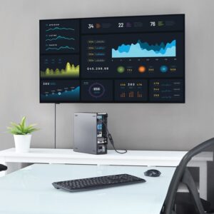 StarTech.com Conversor de Vídeo DisplayPort a HDMI con Audio – Adaptador Activo DP 1.2 para Ordenadores de Sobremesa/Laptops – 4K @ 30Hz