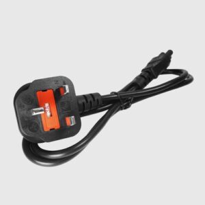 StarTech.com Cable de 1m de Alimentación para Portátiles, Enchufe BS1363 a C5, 2,5A 250V, 18AWG, Cable para Cargador, Cable Hoja de Trébol Mickey Mouse, Adaptador para Reino Unido, UL 5A 250V