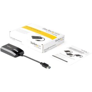 StarTech.com Adaptador Gráfico Externo Multi Monitor USB 3.0 a HDMI HD Certificado DisplayLink para Mac y PC