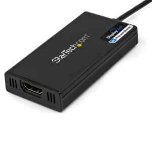 StarTech.com Adaptador Gráfico Externo Multi Monitor USB 3.0 a HDMI Ultra HD 4K Certificado DisplayLink