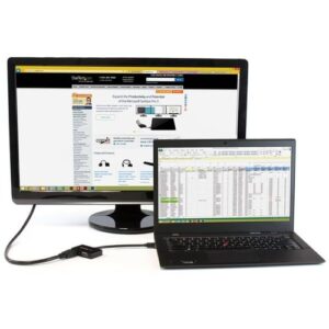 StarTech.com Adaptador Mini DP de Audio/Vídeo para Viajes – Conversor Mini DisplayPort a HDMI o VGA – 1920×1200 1080p