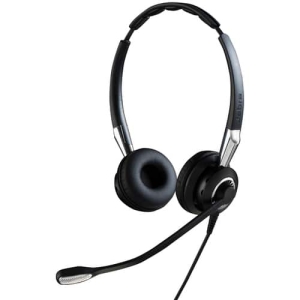 Jabra Biz 2400 II QD Duo NC Wideband Balanced Auriculares Alámbrico Diadema Oficina/Centro de llamadas Bluetooth Negro, Plata