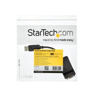 StarTech.com Adaptador Conversor de Vídeo Activo DisplayPort DP a VGA – 1920×1200 – Convertidor