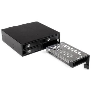 StarTech.com Backplane Rack Móvil 5,25 Pulgadas a 4 Unidades 2,5 SATA/SAS