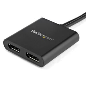 StarTech.com Splitter Multiplicador DP a 2 puertos DisplayPort - Hub MST StarTech.com Splitter Multiplicador DP a 2 puertos DisplayPort – Hub MST