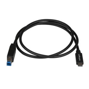 StarTech.com USB31CB1M cable USB 1 m USB 3.2 Gen 2 (3.1 Gen 2) USB C USB B Negro StarTech.com USB31CB1M cable USB 1 m USB 3.2 Gen 2 (3.1 Gen 2) USB C USB B Negro