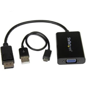 StarTech.com Adaptador de vídeo DisplayPort a VGA con audio