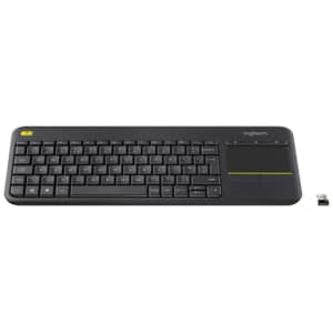 Logitech K400 Plus Tv teclado RF inalámbrico QWERTY Inglés Negro Logitech K400 Plus Tv teclado RF inalámbrico QWERTY Inglés Negro