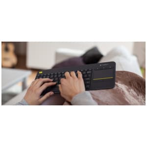 Logitech K400 Plus Tv teclado RF inalámbrico QWERTY Inglés Negro Logitech K400 Plus Tv teclado RF inalámbrico QWERTY Inglés Negro