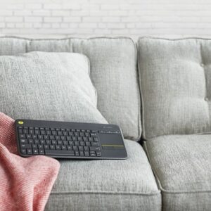 Logitech K400 Plus Tv teclado RF inalámbrico QWERTY Inglés Negro Logitech K400 Plus Tv teclado RF inalámbrico QWERTY Inglés Negro