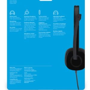 Logitech H150 Stereo Headset Auriculares Alámbrico Diadema Oficina/Centro de llamadas Negro