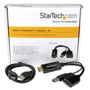 StarTech.com Conversor HDMI a DisplayPort – 4K