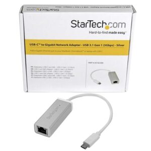 StarTech.com Adaptador de red USB-C a Gigabit – Plateado