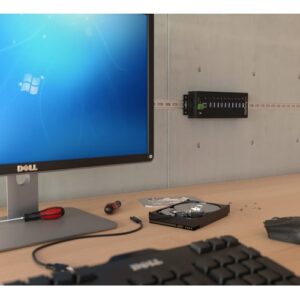 StarTech.com Hub Industrial de 10 Puertos USB 3.0 con Protección Antiestática ESD y Protección de Picos de 350W