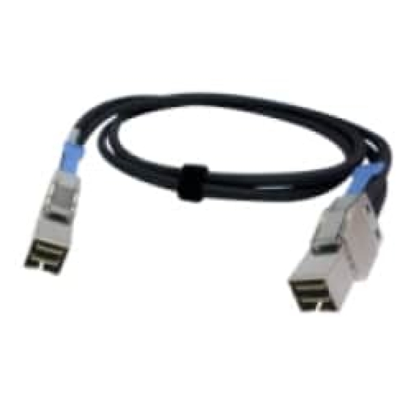 QNAP CAB-SAS05M-8644 cable Serial Attached SCSI (SAS) 0,5 m Negro