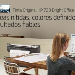 HP Cartucho de tinta DesignJet 728 negro mate de 300 ml HP Cartucho de tinta DesignJet 728 negro mate de 300 ml
