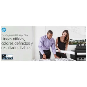 HP Cartucho de tinta DesignJet 727 magenta de 300 ml