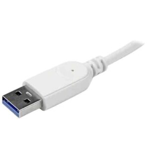 StarTech.com Hub Concentrador de 3 Puertos USB 3.0 con Adaptador de Red Ethernet Gigabit