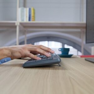 Logitech MK235 teclado Ratón incluido USB QWERTY Internacional de EE.UU. Gris