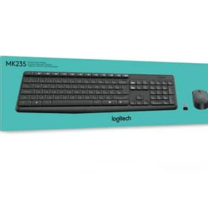 Logitech MK235 teclado Ratón incluido USB QWERTY Internacional de EE.UU. Gris