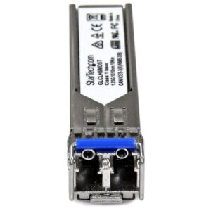 StarTech.com Paquete de 10 Módulos SFP Compatibles con Cisco GLC-LH-SMD - 1000BASE-LX/LH - Fibra Monomodo 1GbE - SFP Ethernet Gigabit 1Gb - LC - 10km - Cisco Firepower/ASR920/IE2000 DDM StarTech.com Paquete de 10 Módulos SFP Compatibles con Cisco GLC-LH-SMD – 1000BASE-LX/LH – Fibra Monomodo 1GbE – SFP Ethernet Gigabit 1Gb – LC – 10km – Cisco Firepower/ASR920/IE2000 DDM