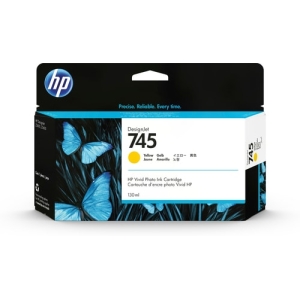 HP Cartucho de tinta DesignJet 745 amarillo de 130 ml