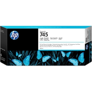 HP Cartucho de tinta DesignJet 745 negro fotográfico de 300 ml