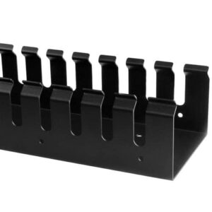 StarTech.com Gestor Organizador Vertical de Cableado con Lengüetas - 0U - 1,8m StarTech.com Gestor Organizador Vertical de Cableado con Lengüetas - 0U - 1,8m