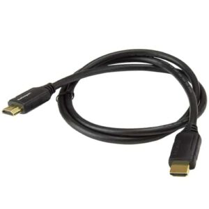 StarTech.com Cable de 1m HDMI 2.0 Certificado Premium con Ethernet – HDMI de Alta Velocidad Ultra HD de 4K a 60Hz HDR10 – para Monitores o TV UHD