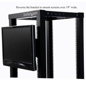 StarTech.com Bracket Soporte Montura para Monitores VESA LCD en Rack Armario de 19″ Pulgadas