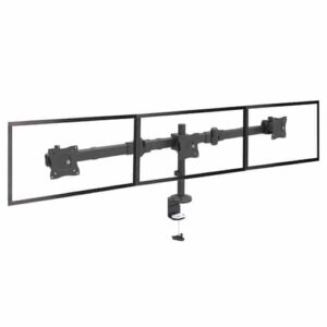 StarTech.com Brazo para 3 Monitores de Montaje en Escritorio - Soporte VESA Ergonómico para 3 Monitores de hasta 27" - Mástil Articulado de Altura Ajustable de Grommet/Mordaza de Escritorio StarTech.com Brazo para 3 Monitores de Montaje en Escritorio – Soporte VESA Ergonómico para 3 Monitores de hasta 27″ – Mástil Articulado de Altura Ajustable de Grommet/Mordaza de Escritorio