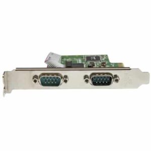 StarTech.com Tarjeta Serie PCI Express de 2 Puertos DB9 RS232 con UART 16C1050 - Adaptador Interno Serie PCI-E StarTech.com Tarjeta Serie PCI Express de 2 Puertos DB9 RS232 con UART 16C1050 - Adaptador Interno Serie PCI-E