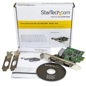 StarTech.com Tarjeta Serie PCI Express de 2 Puertos DB9 RS232 con UART 16C1050 - Adaptador Interno Serie PCI-E StarTech.com Tarjeta Serie PCI Express de 2 Puertos DB9 RS232 con UART 16C1050 - Adaptador Interno Serie PCI-E