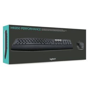 Logitech MK850 Performance teclado Ratón incluido RF Wireless + Bluetooth QWERTZ Alemán Negro