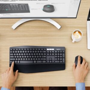 Logitech MK850 Performance teclado Ratón incluido RF Wireless + Bluetooth AZERTY Belga Negro