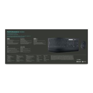 Logitech MK850 Performance teclado Ratón incluido RF Wireless + Bluetooth AZERTY Belga Negro