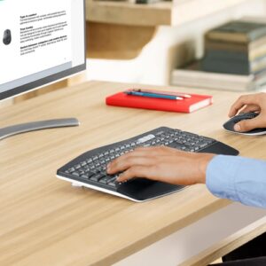 Logitech MK850 Performance teclado Ratón incluido RF Wireless + Bluetooth AZERTY Belga Negro