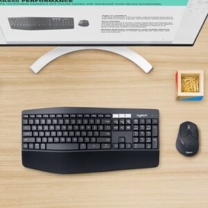 Logitech MK850 Performance teclado Ratón incluido RF Wireless + Bluetooth AZERTY Belga Negro