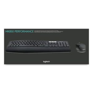 Logitech MK850 Performance teclado Ratón incluido RF Wireless + Bluetooth AZERTY Belga Negro